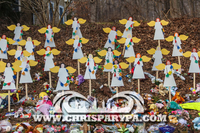 12.23.2012 Newtown, CT week after Sandy Hook Elementary School t