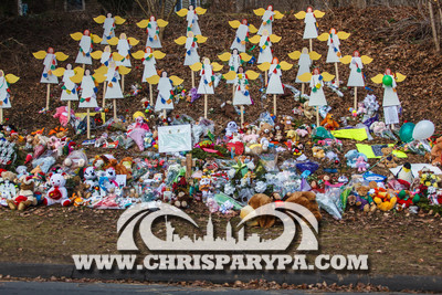 12.23.2012 Newtown, CT week after Sandy Hook Elementary School t
