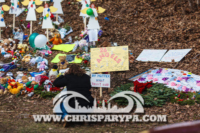 12.23.2012 Newtown, CT week after Sandy Hook Elementary School t