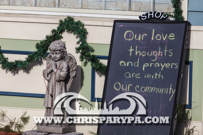 12.23.2012 Newtown, CT week after Sandy Hook Elementary School t
