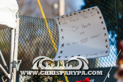 12.23.2012 Newtown, CT week after Sandy Hook Elementary School t