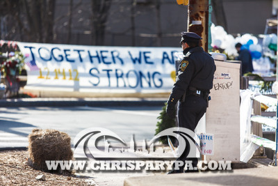 12.23.2012 Newtown, CT week after Sandy Hook Elementary School t